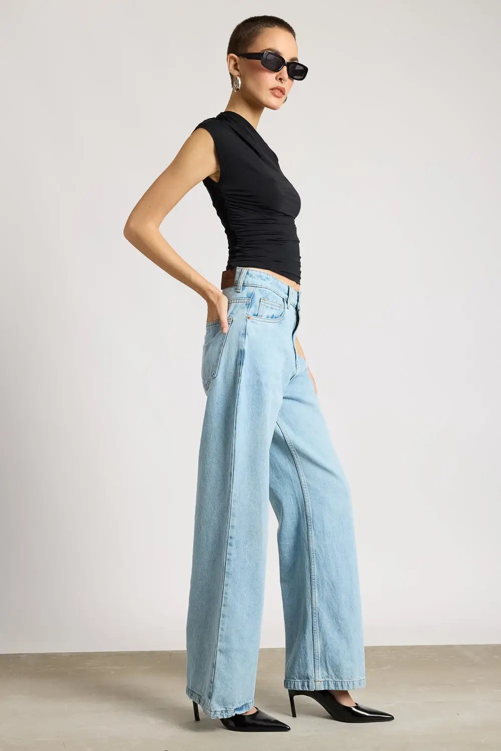 Skyline Blue Women's Straight Jeans