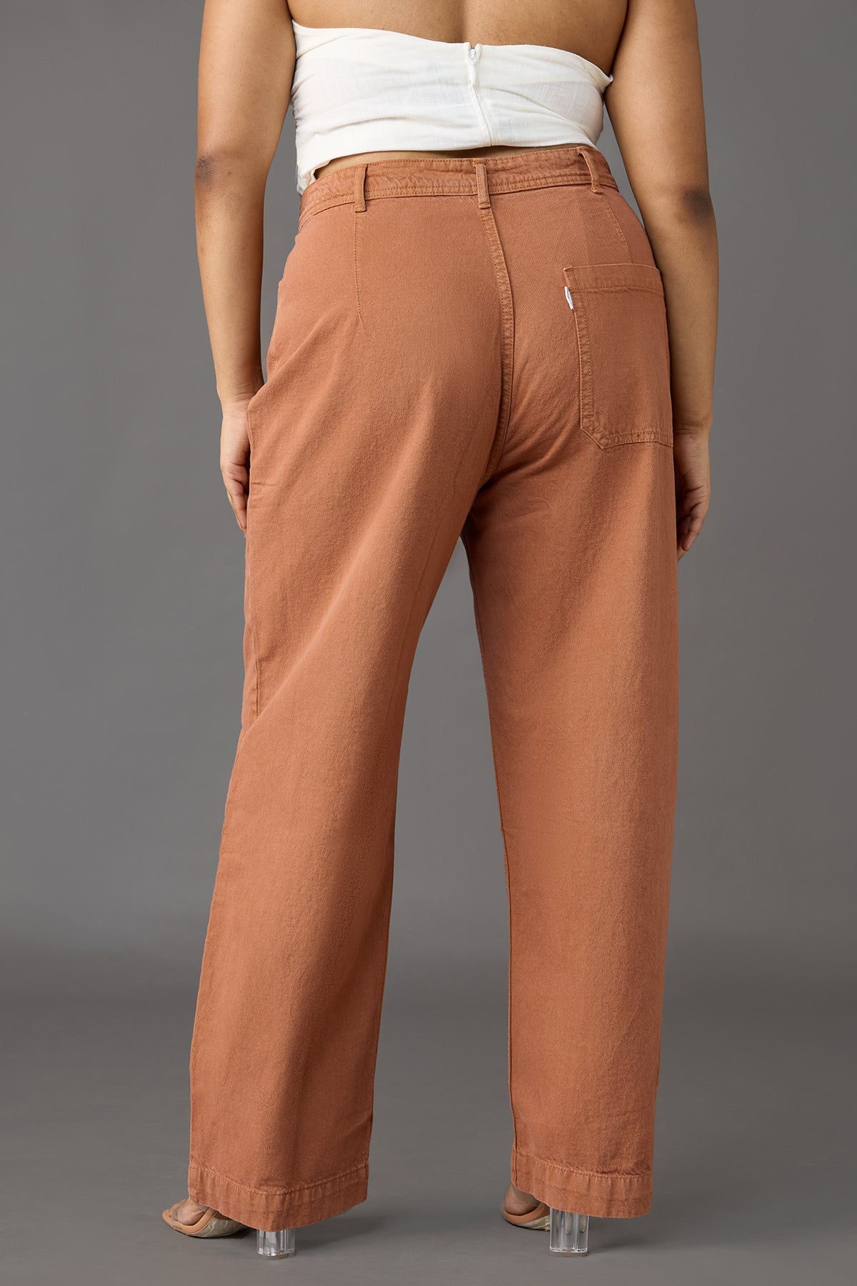 Curve Chestnut Charm Straight Jeans