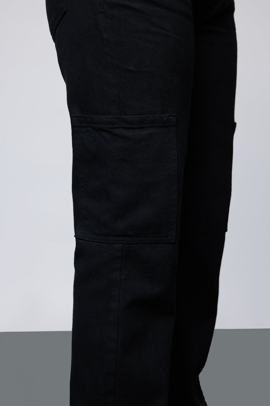 Curve Midnight Luxe Straight Cargo Jeans