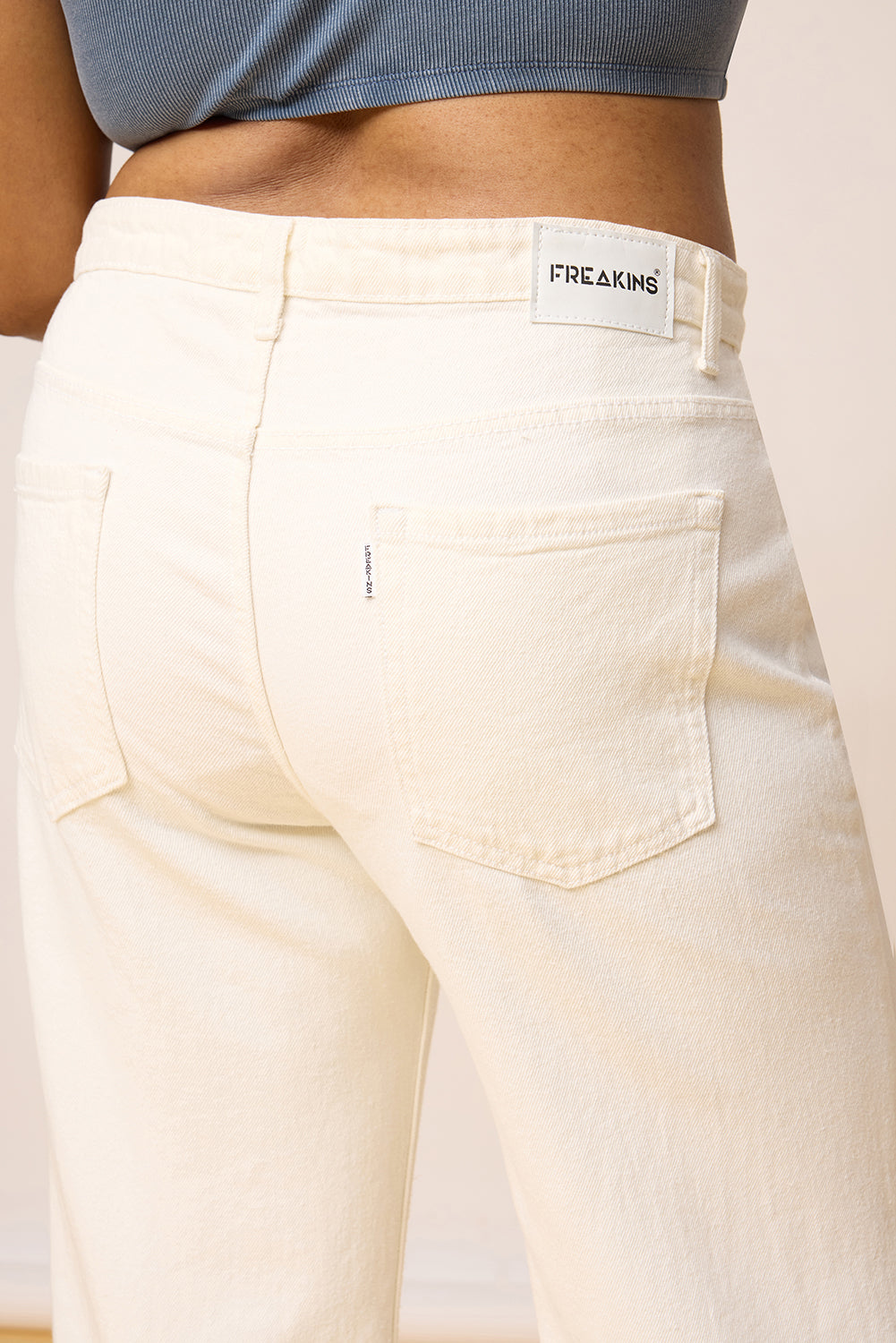Curve Statement White Flare Jeans