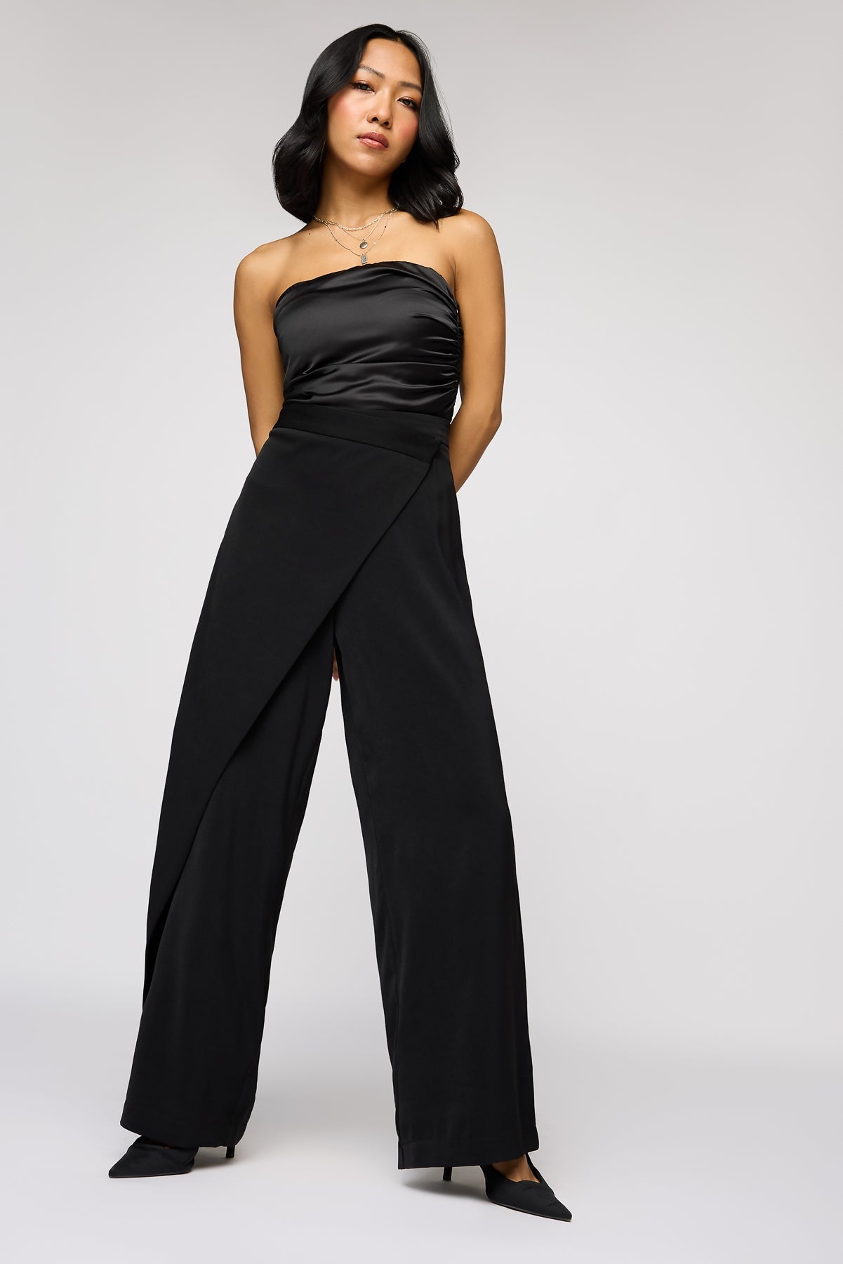 Black Swan Pareo Women's Straight Korean Pants