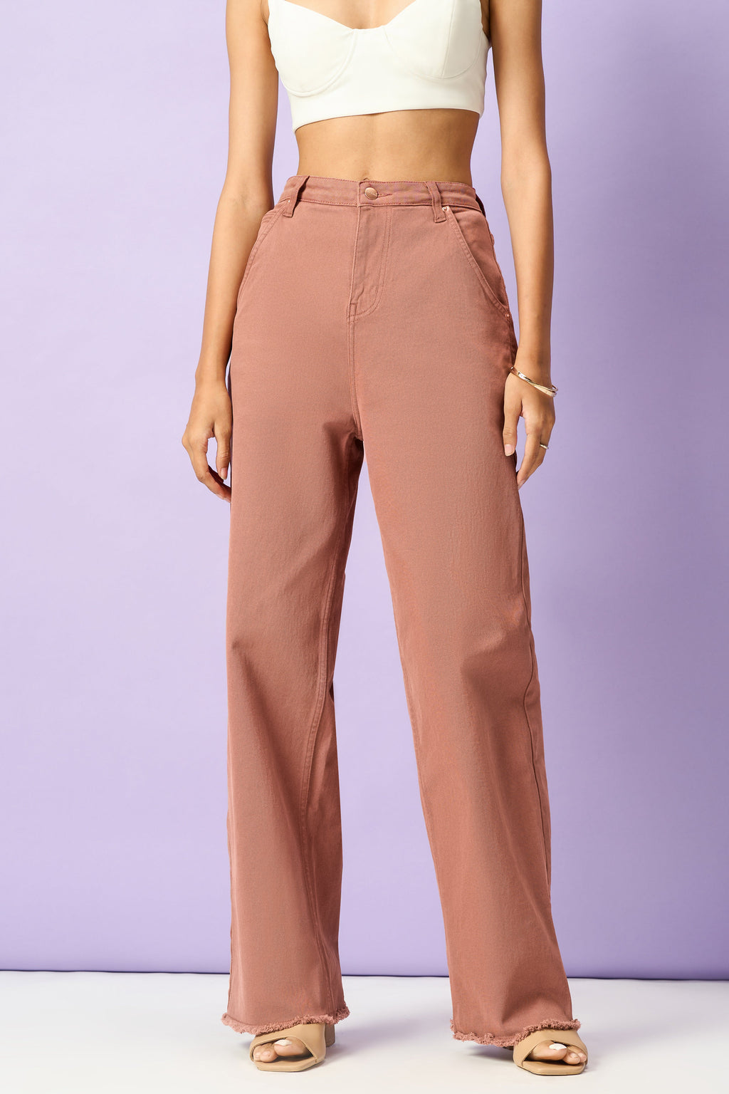 Autumn Blush Straight Fit Jeans