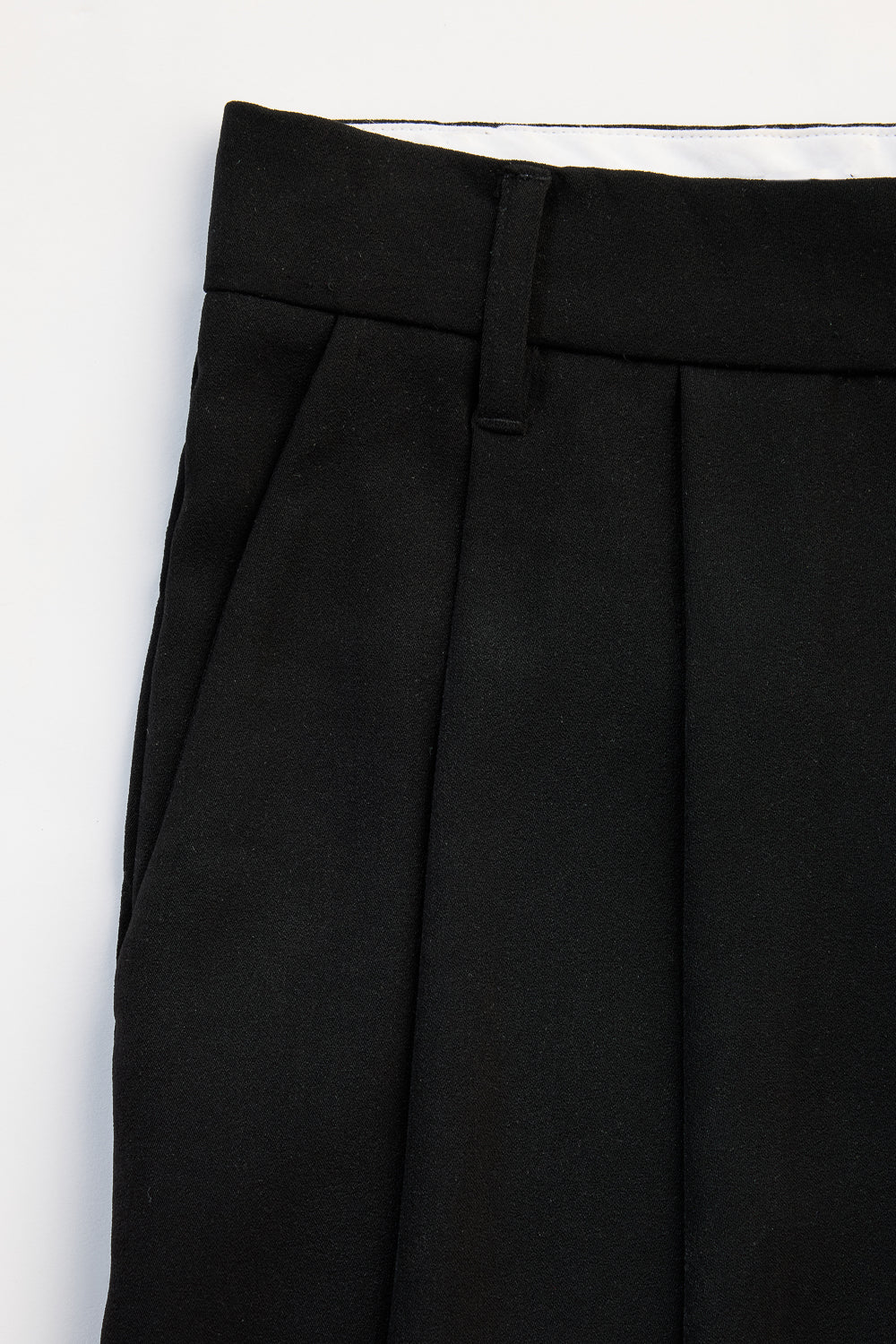 Black Women's Baggy Wide Formal Korean Pants