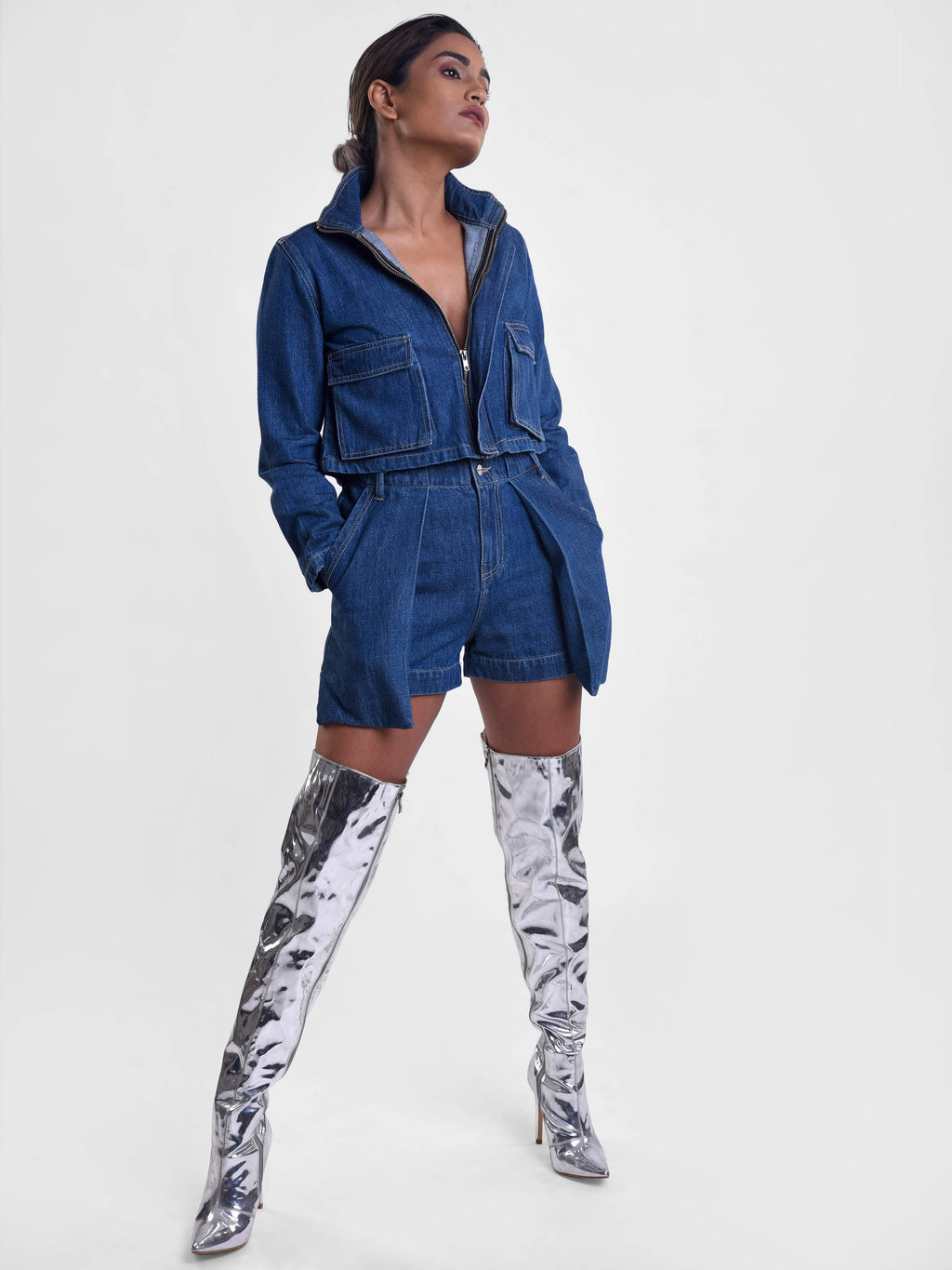 Shorts With Front Flap Pocket