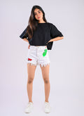 Contortion White Shorts