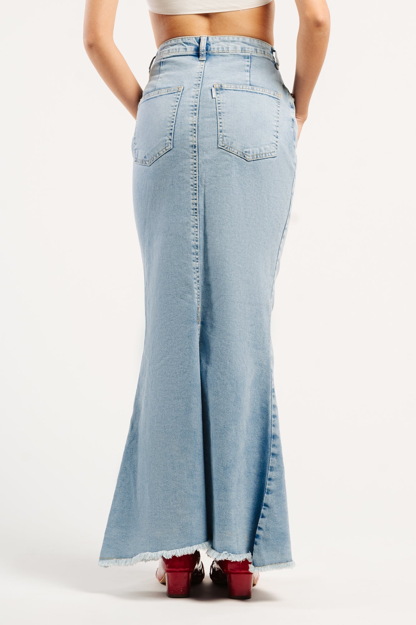 Denim Mermaid Indie Skirt