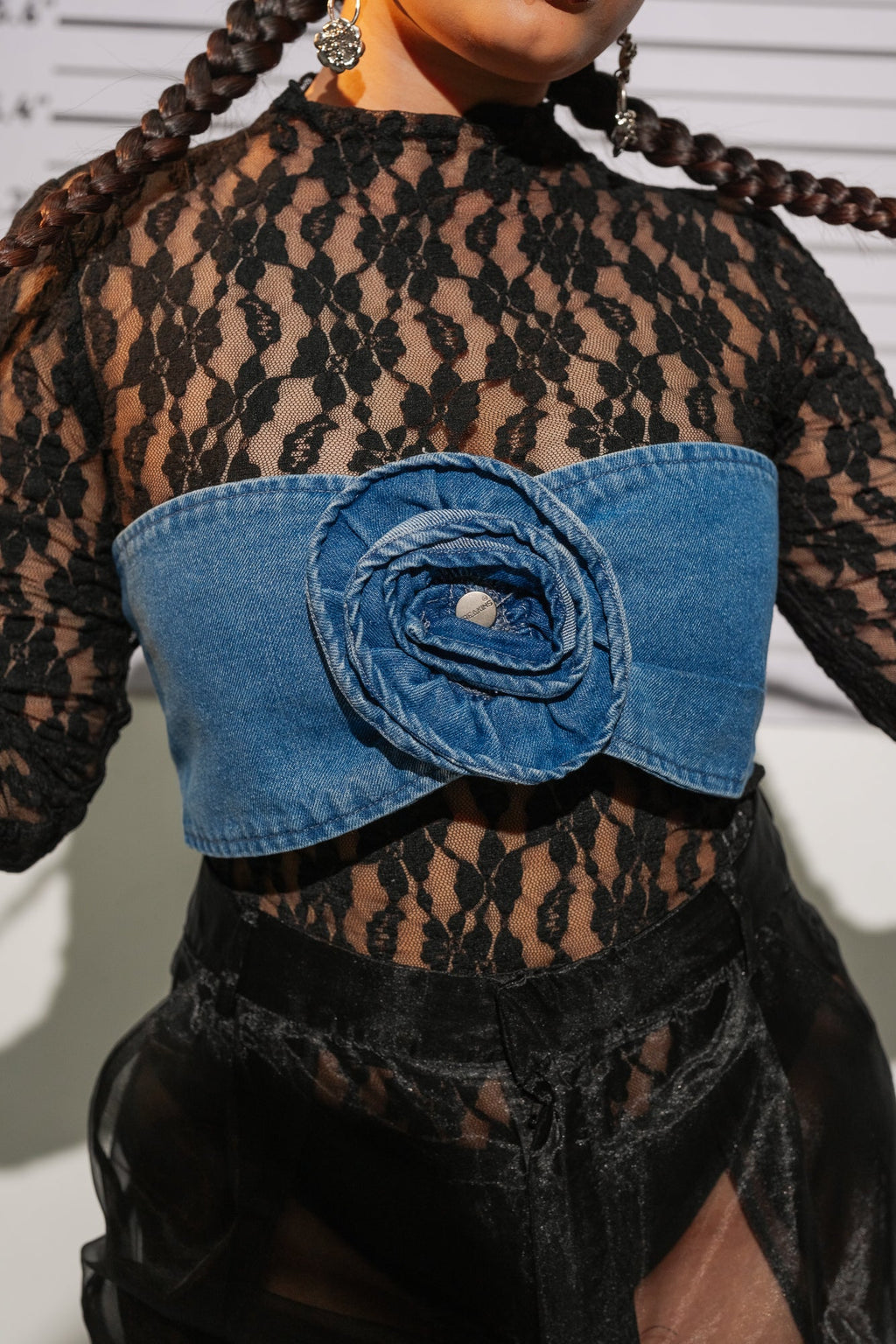 Rosy Indigo Top