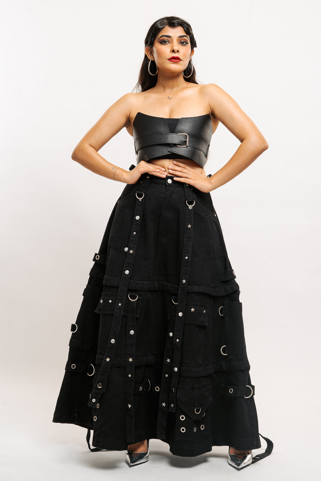 Grunge Heavy Denim Skirt