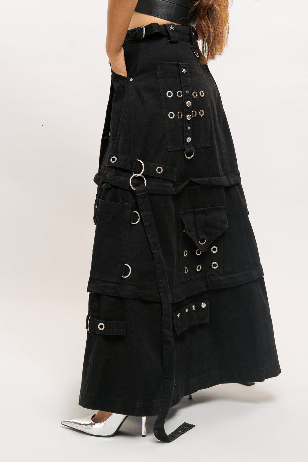 Grunge Heavy Denim Skirt