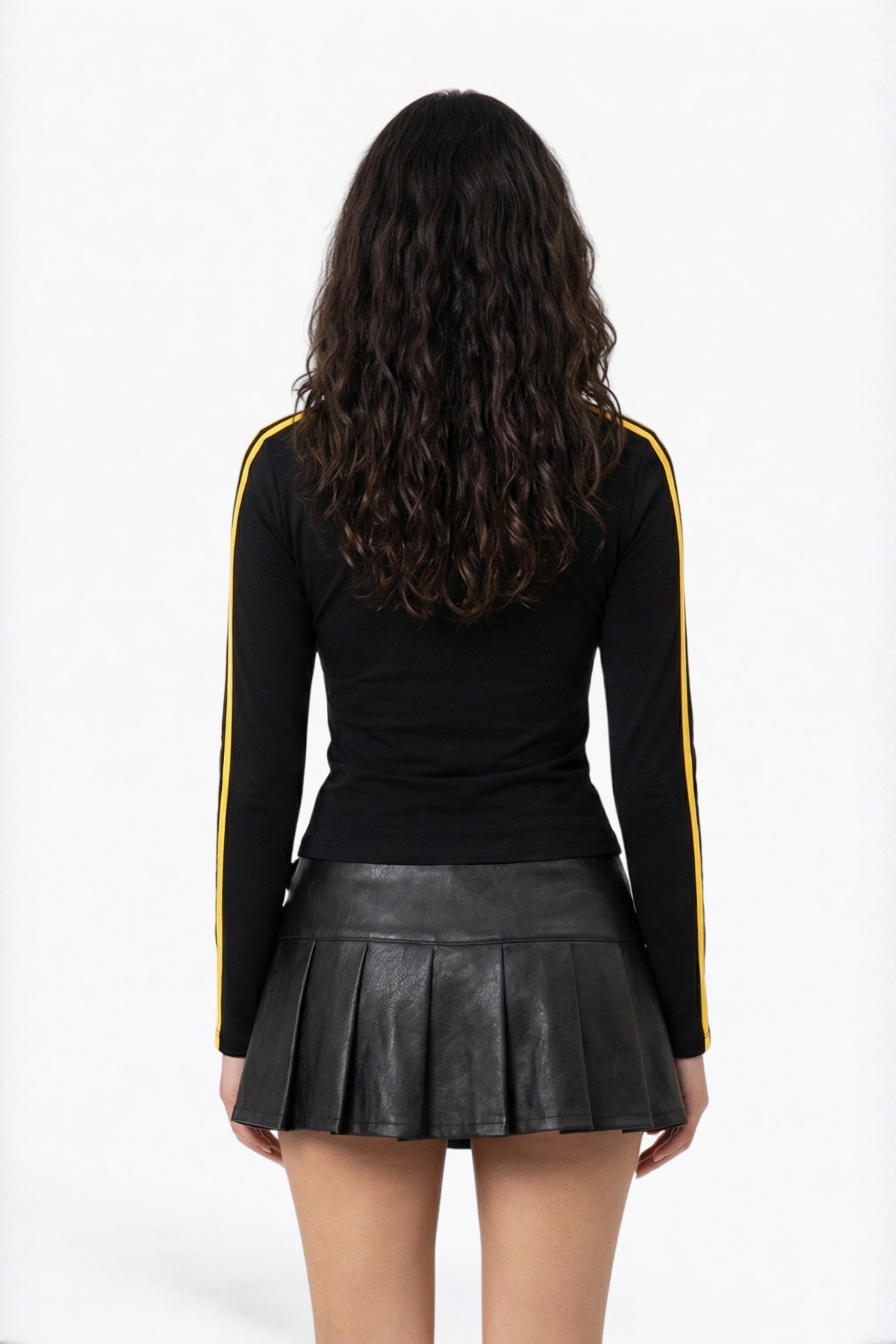 Black Long-Sleeve Top