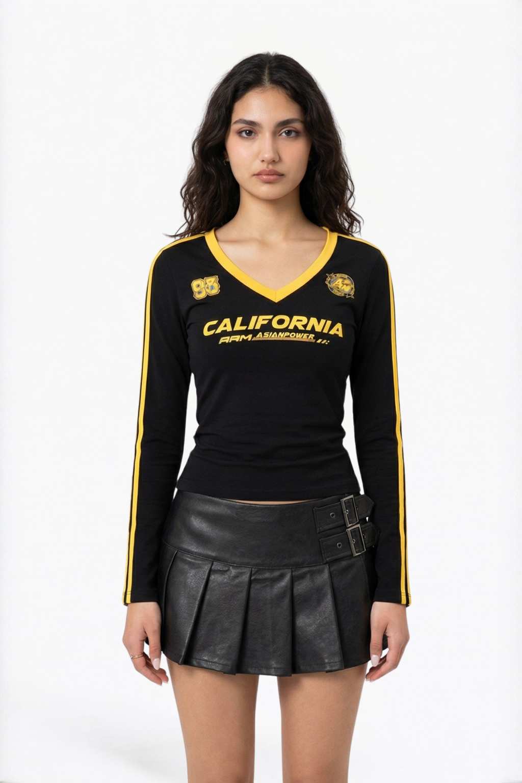 Black Long-Sleeve Top