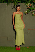 Kendall Corset Green Dress