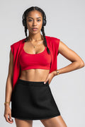Timeless Black Women's Denim Skort