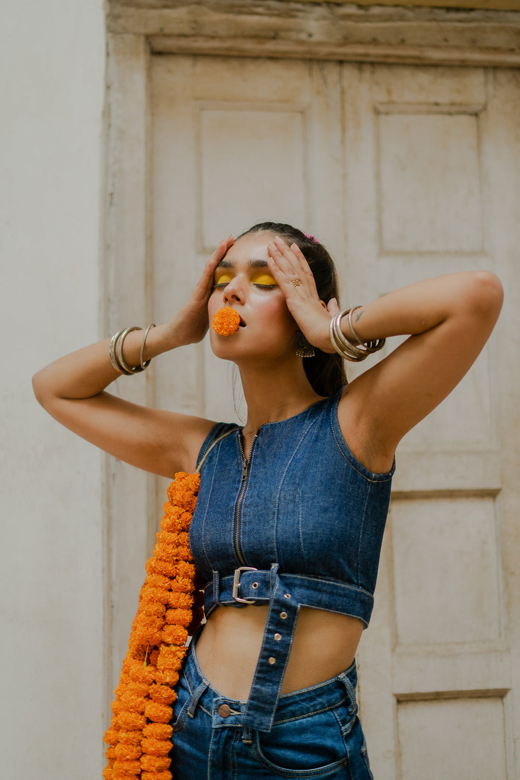 Belted Crop Top