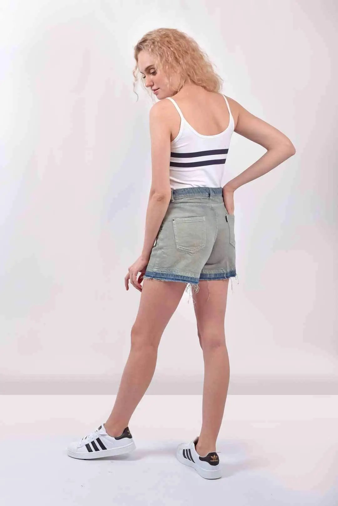Vintage Washed Denim Hot Shorts