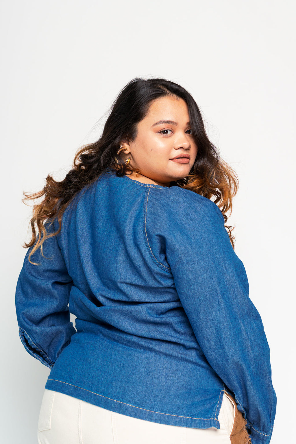 Lightweight Denim Top