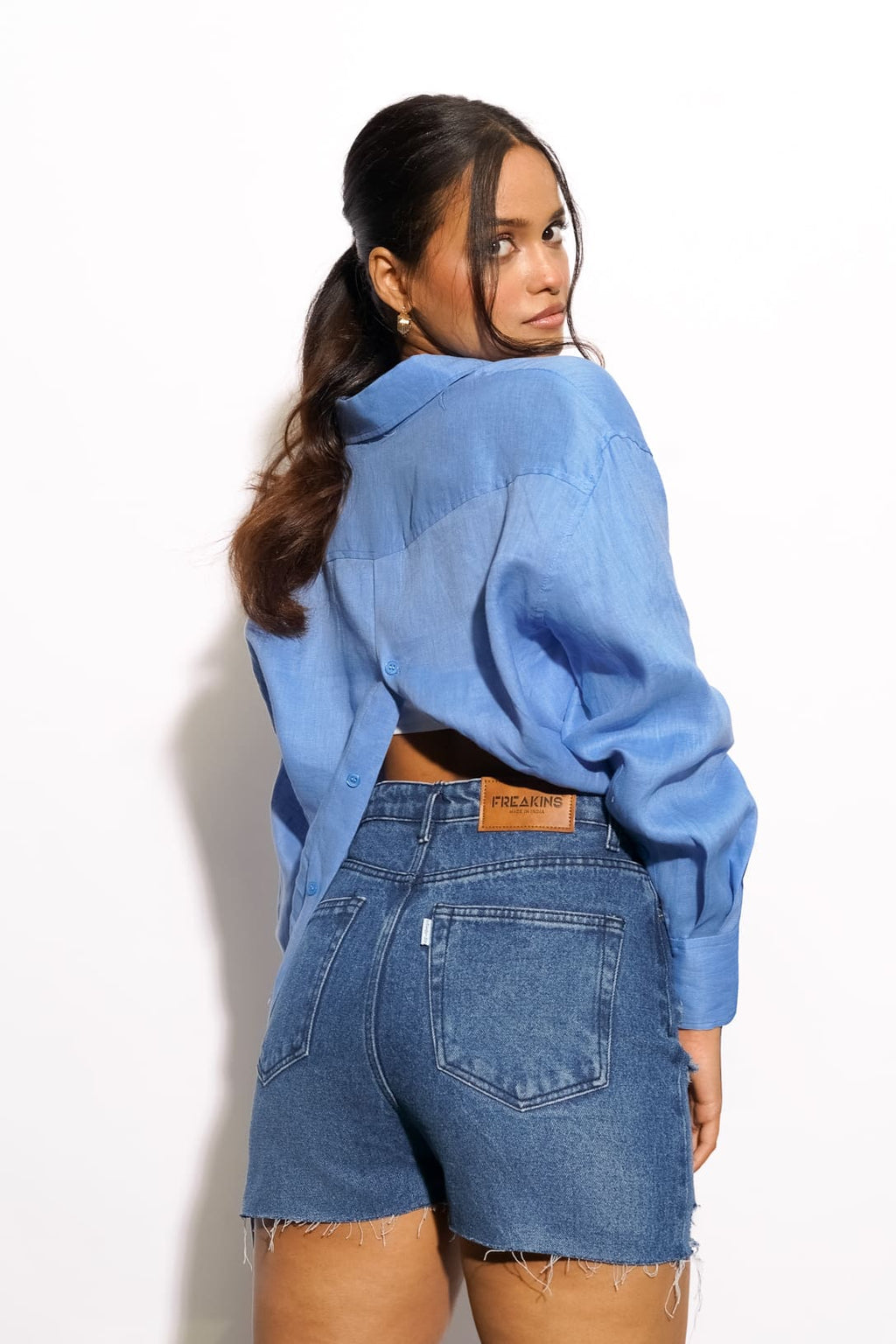 Indigo Cut Off Shorts