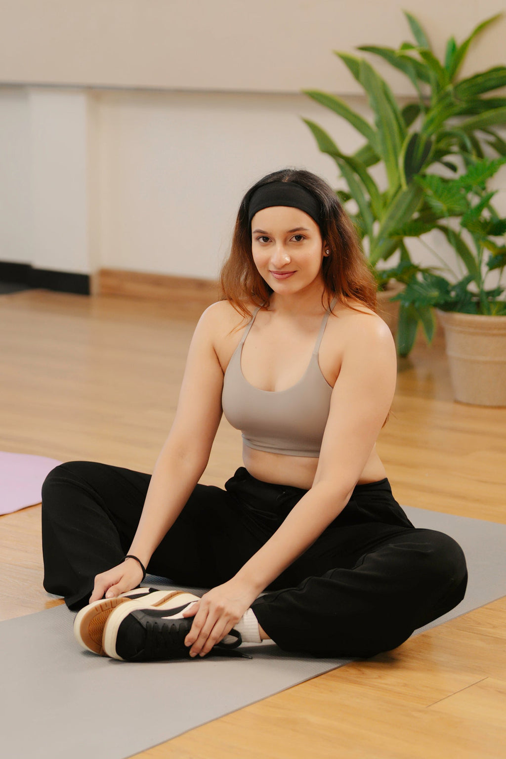 Midnight Run Double Pleated Women's Straight Korean Pants