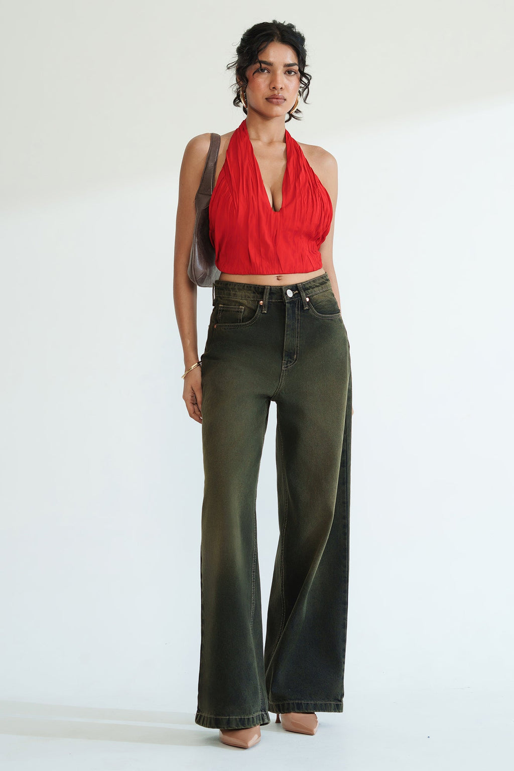 Oakmoss Women's Baggy Straight Jeans