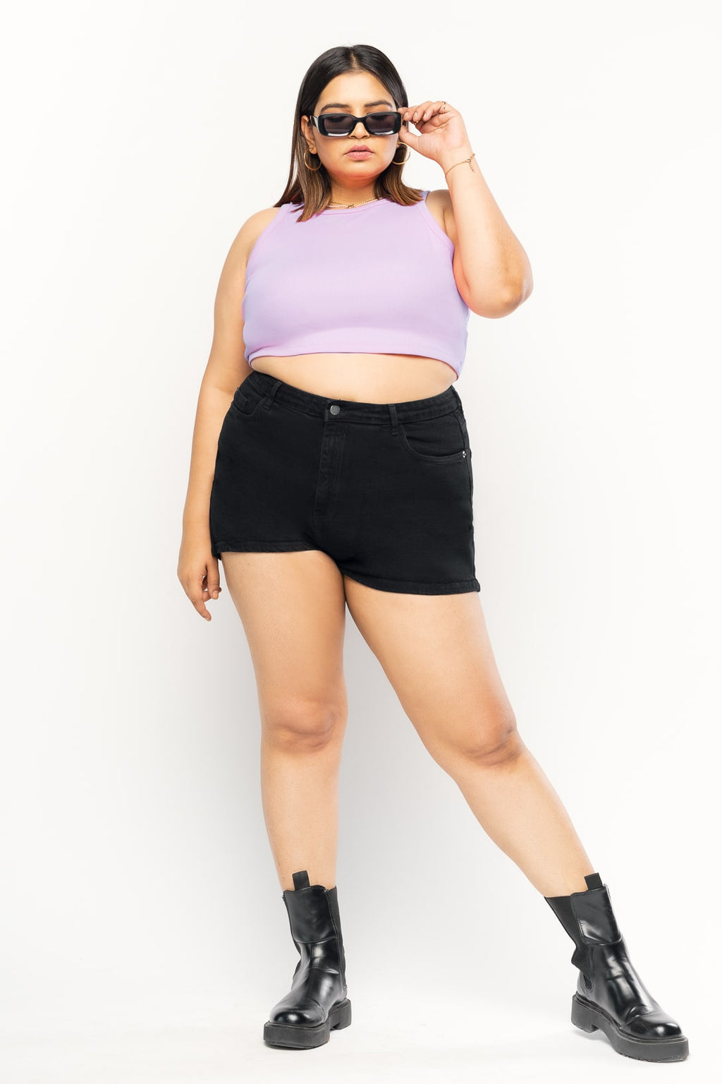 Curve Pitch Black Shorts