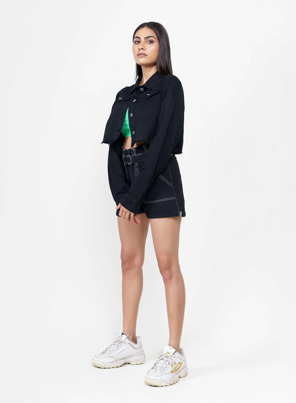 Belted Utility Shorts